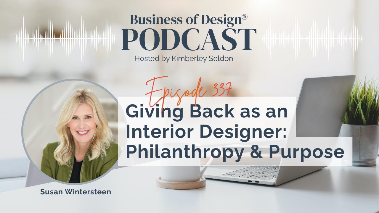 Giving Back as an Interior Designer