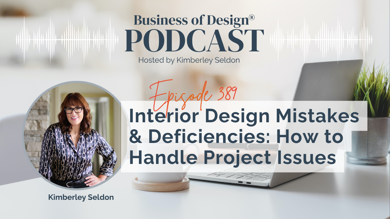 Interior Design Mistakes & Deficiencies