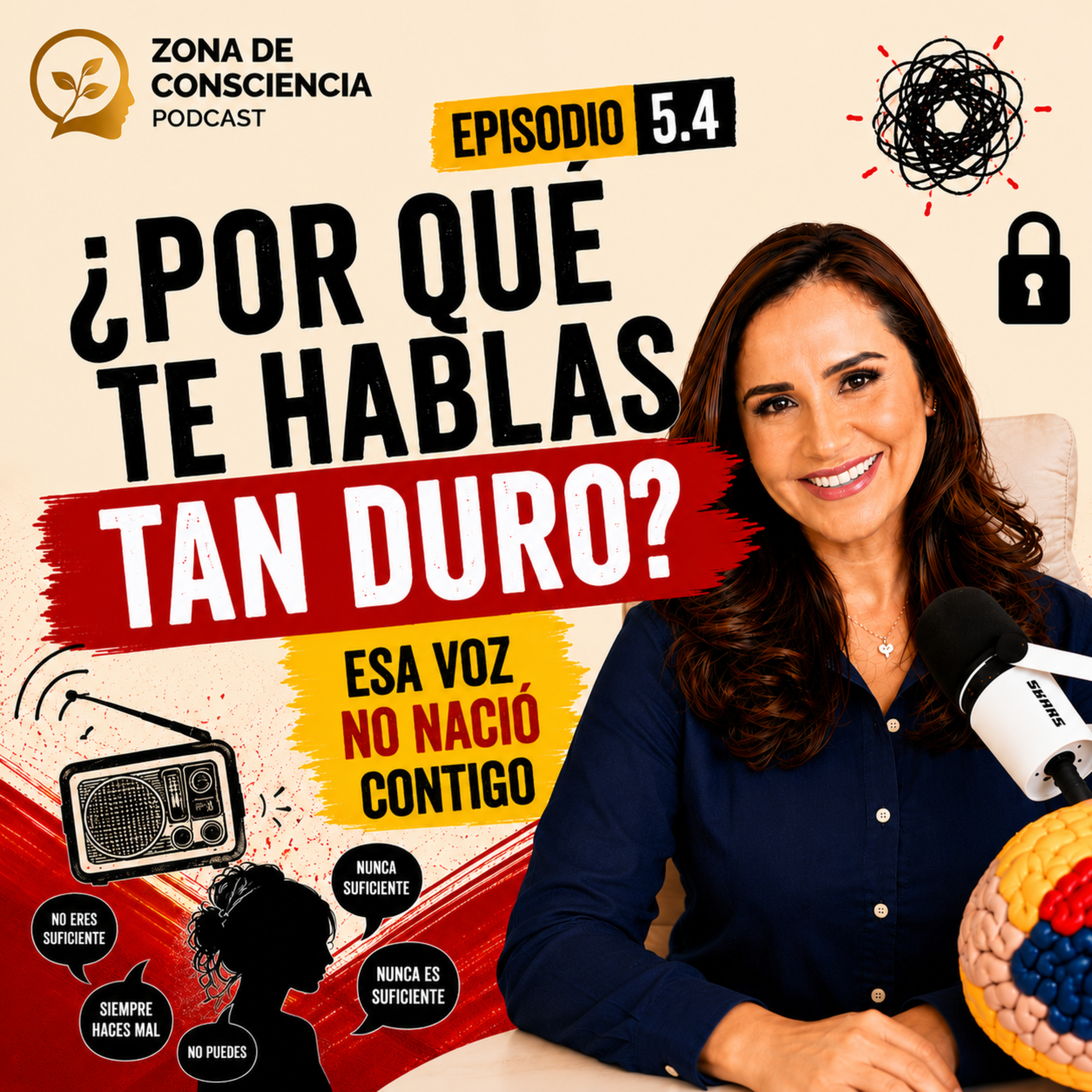 5x4 La voz que te habla todo el día (y que probablemente no es tuya) episode artwork