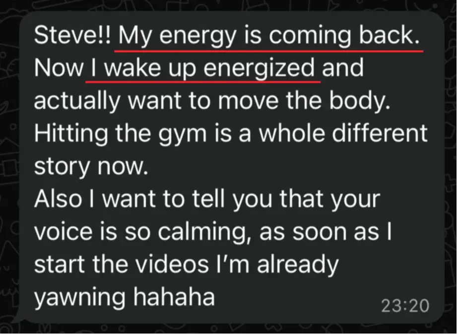 Customer testimonial