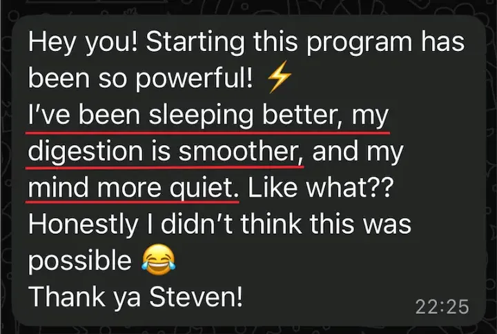 Customer testimonial