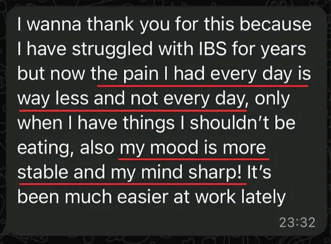 Customer testimonial
