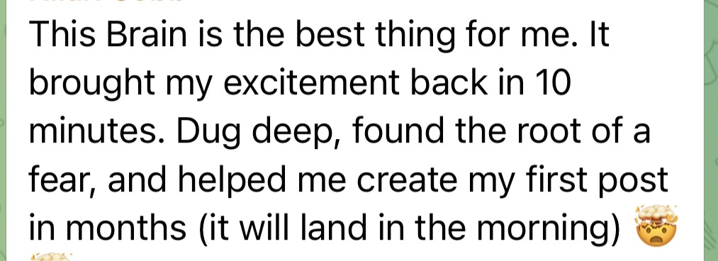 Foundry Brain feedback