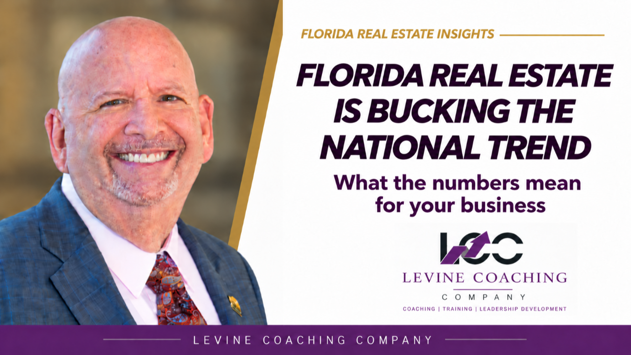 Florida Real Estate Is Bucking the National Trend — Jeff Levine, Levine Coaching Company