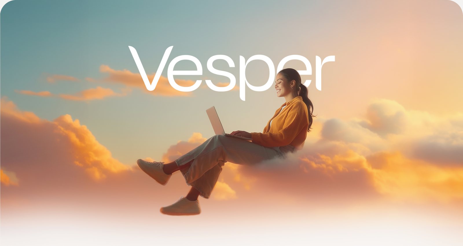 Vesper, a concept brand website built for Kajabi