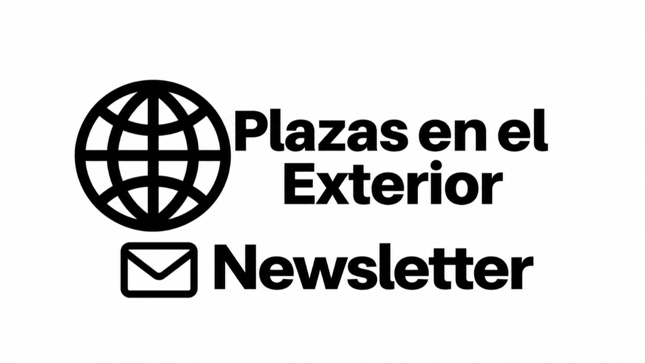 Plazas en el Exterior - Newsletter