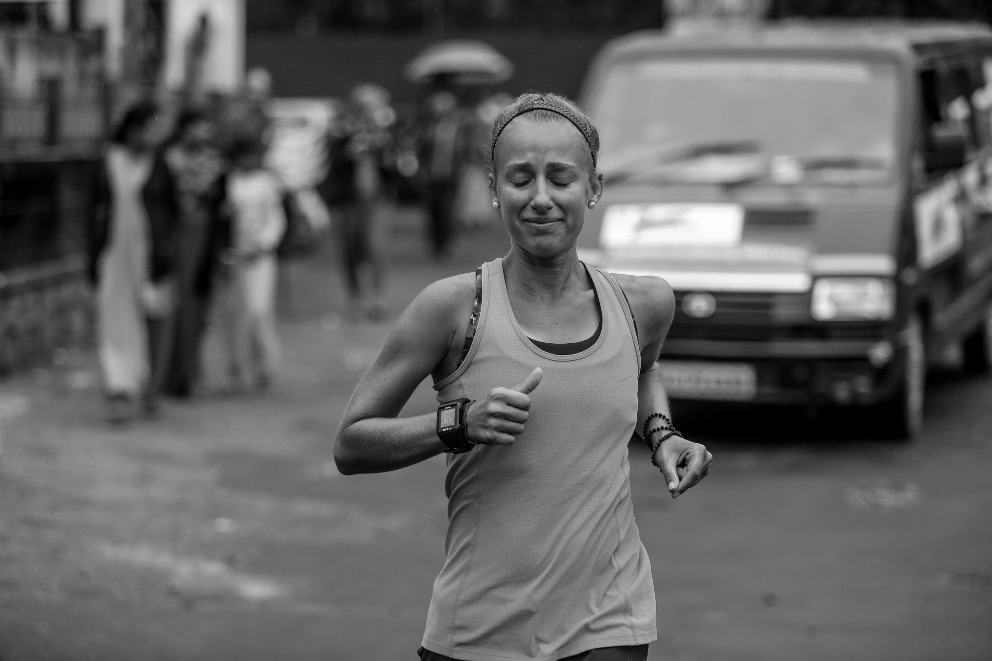 Samantha Gash during Run India