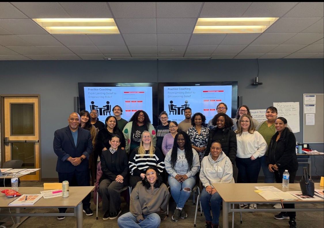 A group of financial practitioners trained through the Financial Coaching for Prosperity program