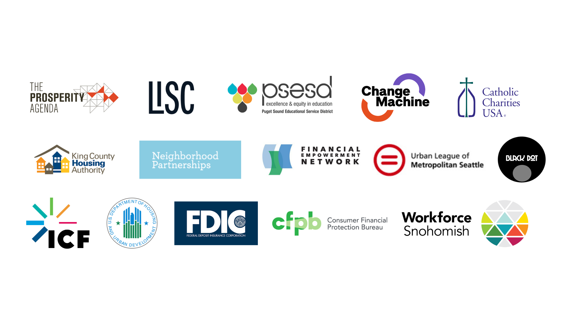 Partner agency logos