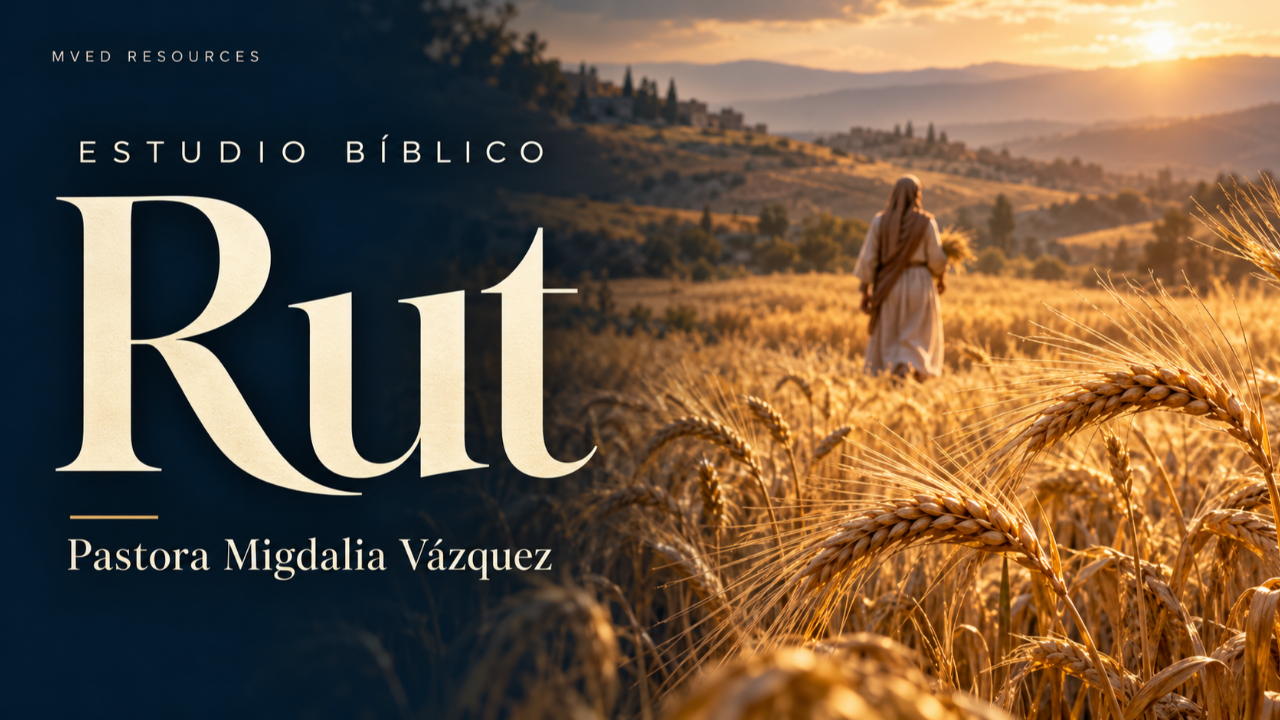 Estudio bíblico Rut con la pastora Migdalia Vázquez, MVED Resources