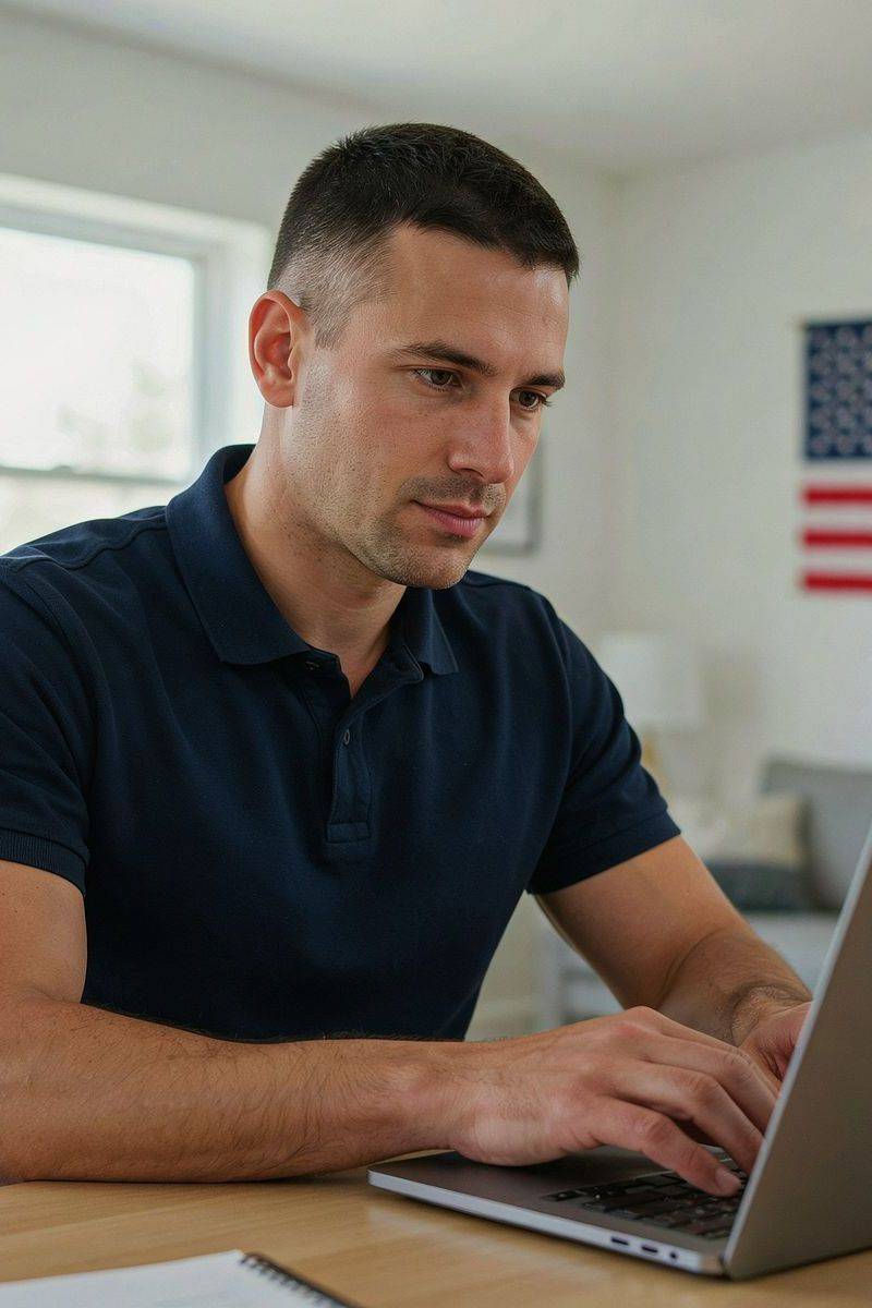 Former service member preparing for a civilian career