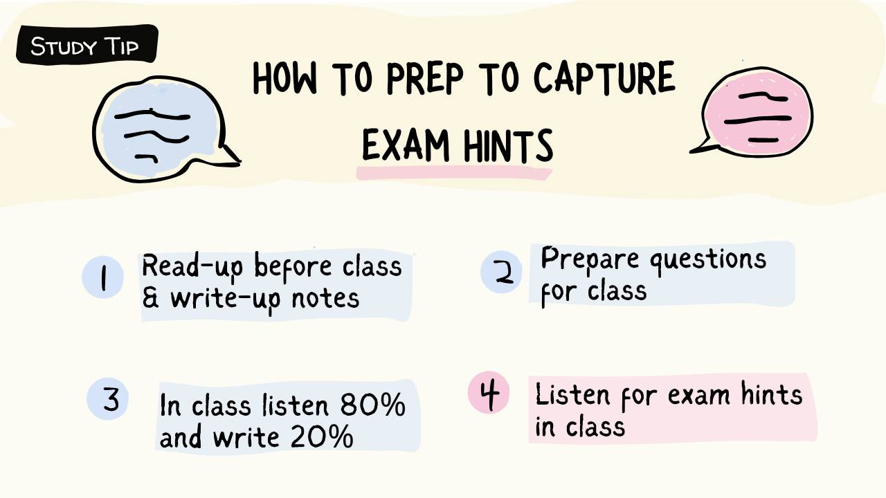 How to catch exam hints your teacher gives away