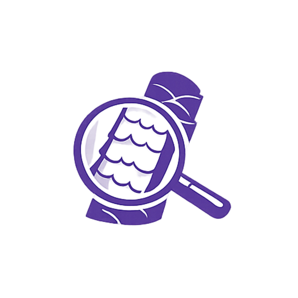 Hair porosity icon showing a magnified hair strand and cuticle structure.