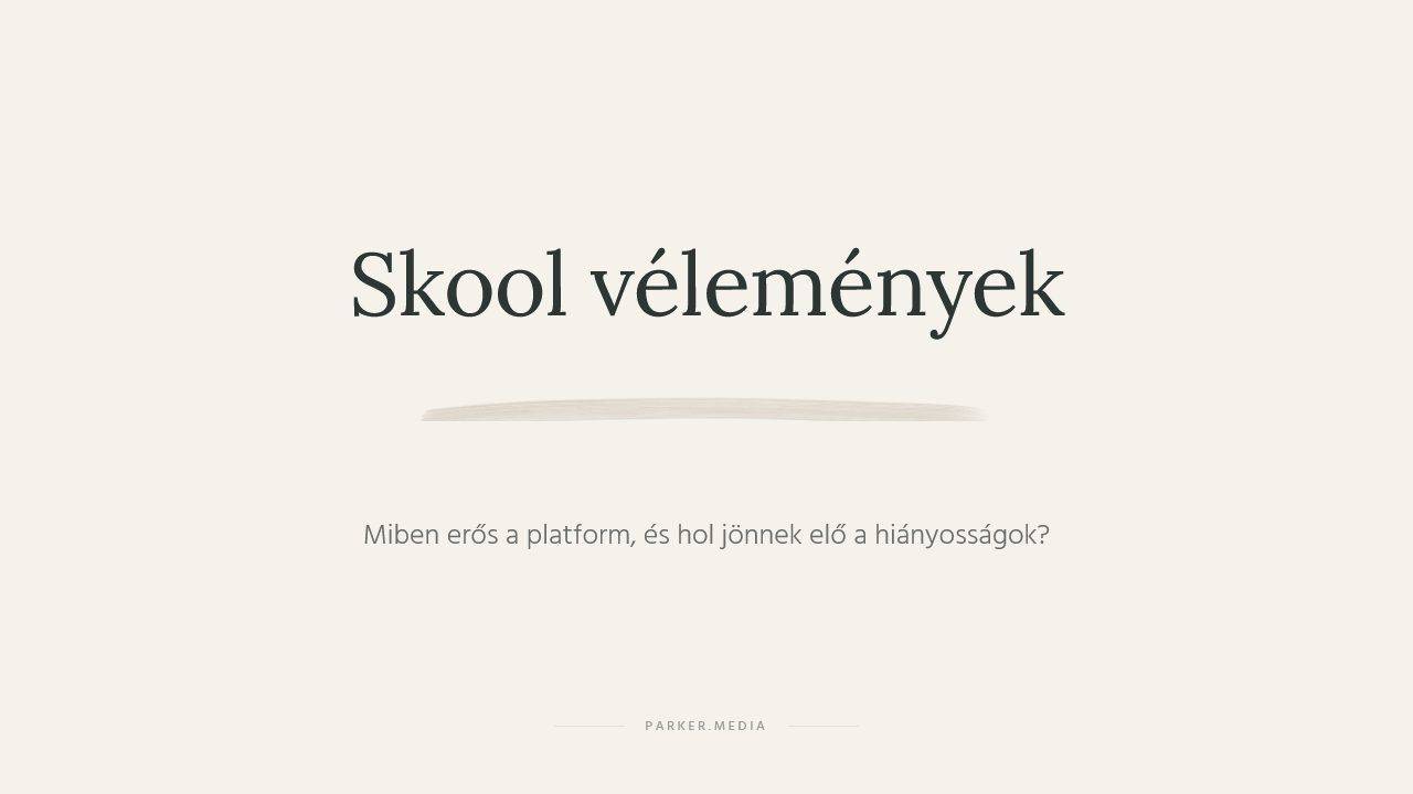skool vélemények