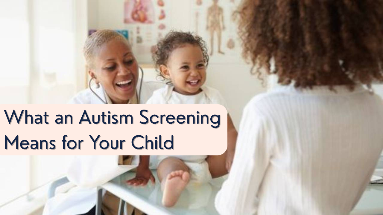 A child being screened for autism.