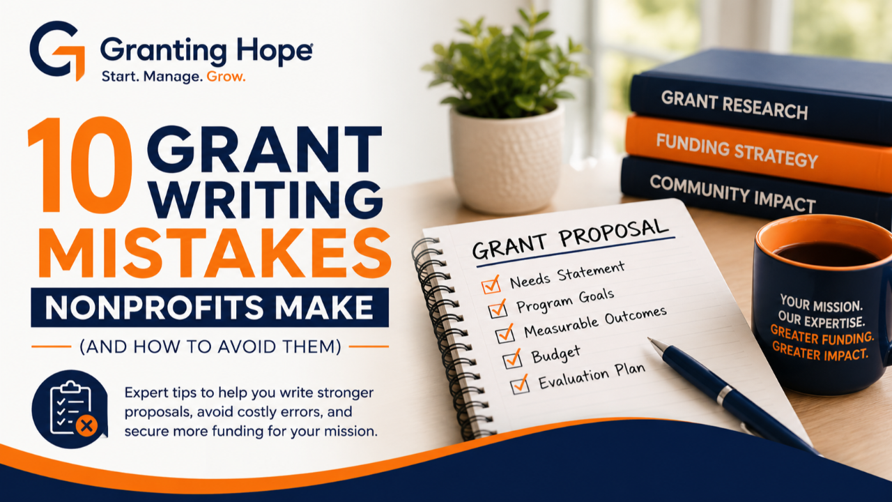 Grant writing mistakes Nonprofit grant writing Grant proposal tips Grant funding for nonprofits Grant writing services Nonprofit funding strategies
