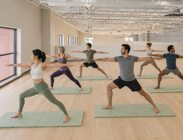 Yoga class at Centric Movement in San Antonio