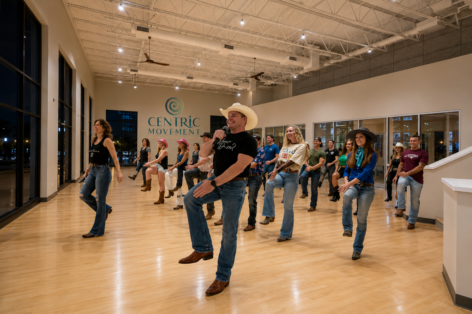 Social dance class at Centric Movement in San Antonio
