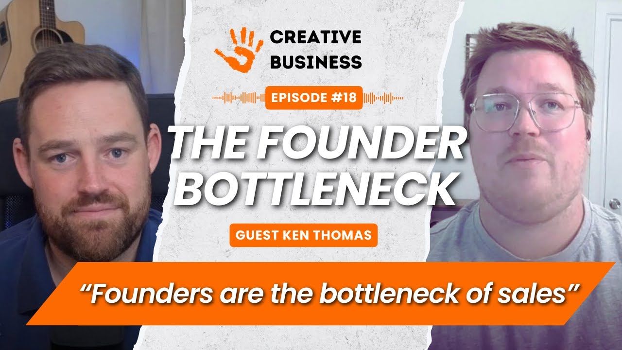 Ken thomas and brad eather on the creative business podcast 