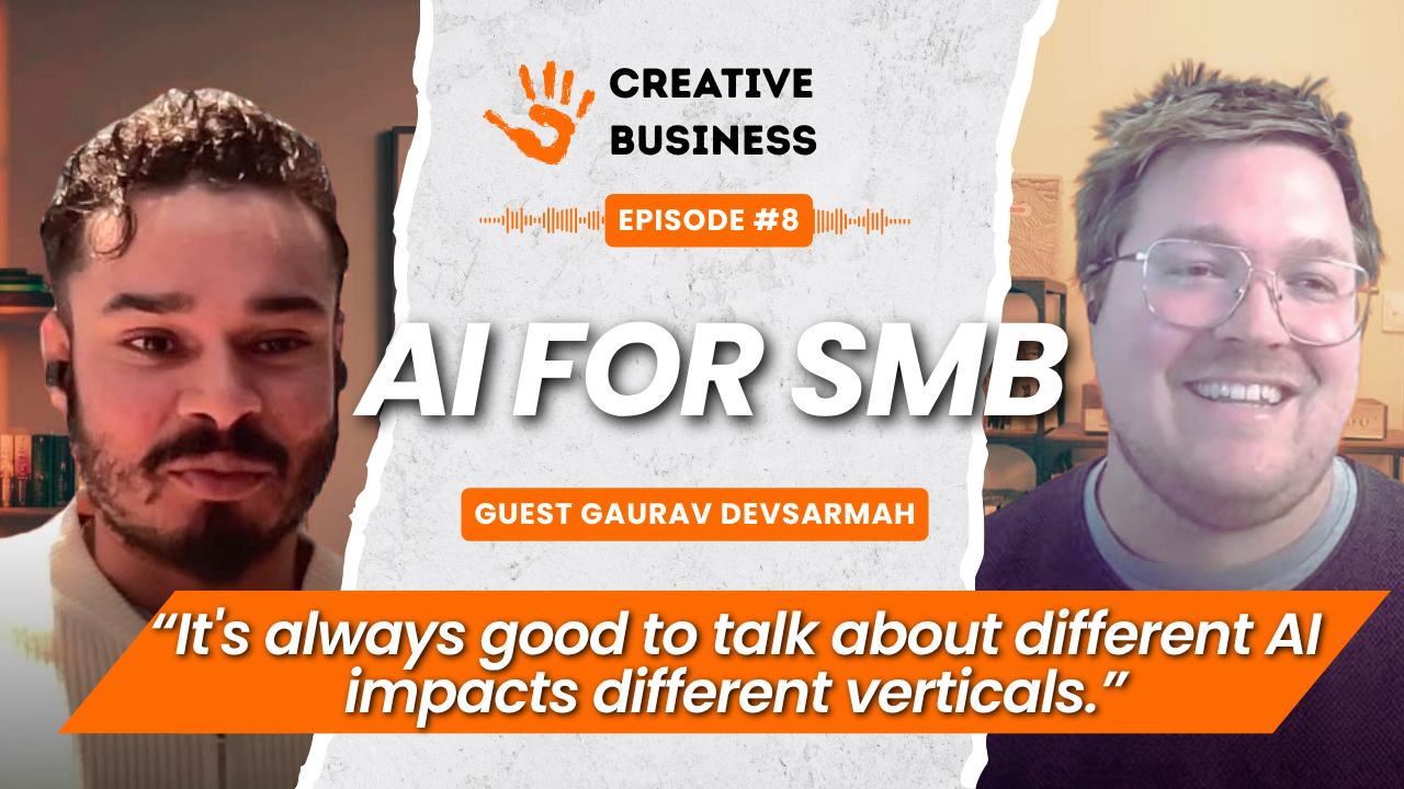 Gaurav Devsarmah joins Brad Eather on creative Business podcast