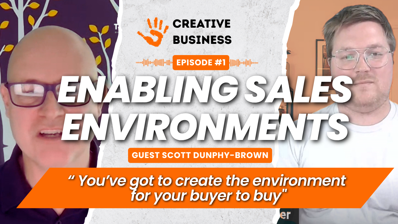 Scott Dunphy-Brown joins brad eather on creative business podcast