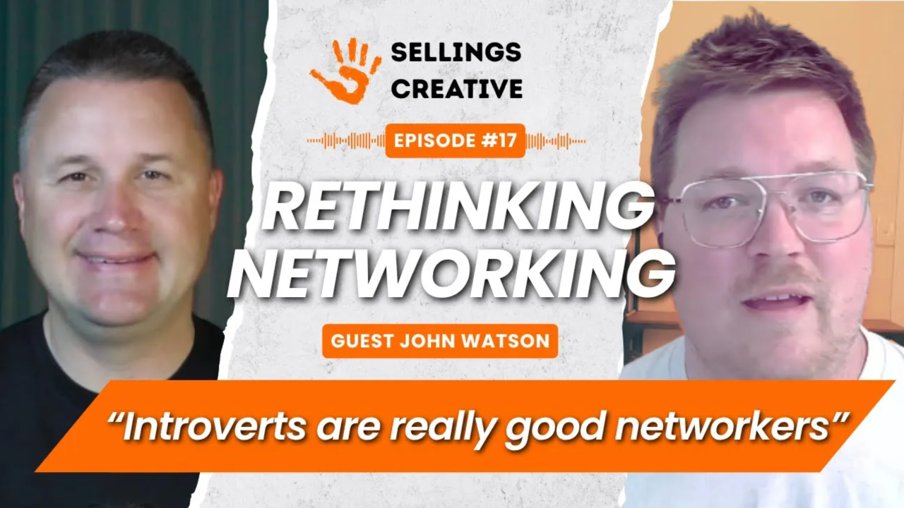John watson and brad eather on the creative business podcast . Introverts are really good networkers