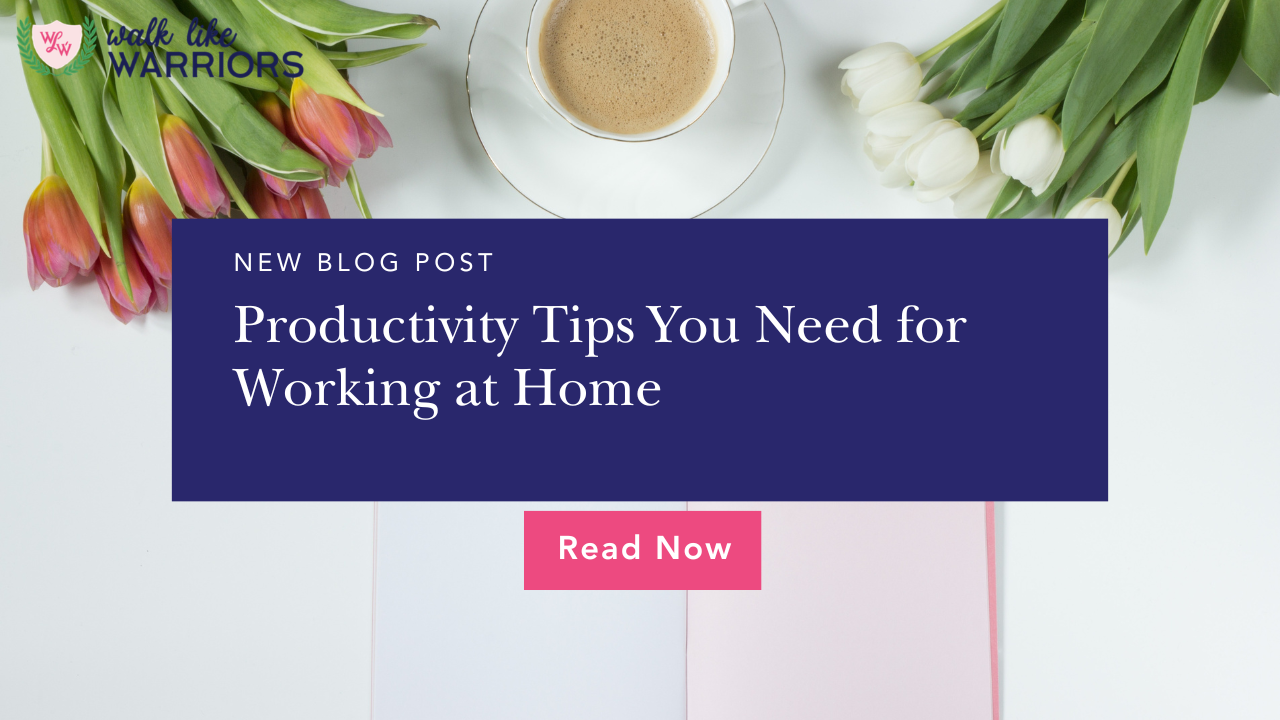 Entrepreneur working from home using productivity tools like planners and timers to stay focused