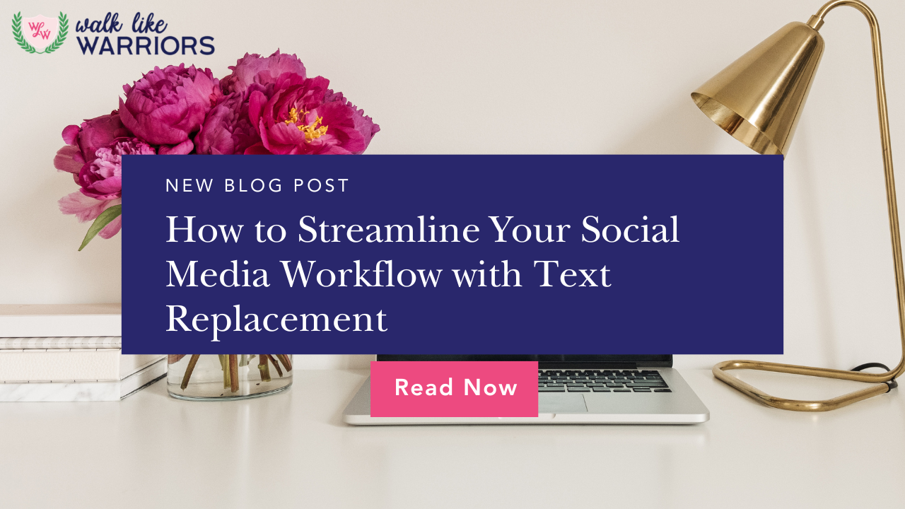Entrepreneur using text replacement shortcuts on iPhone to save time managing social media links