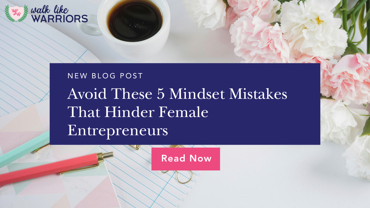 Female entrepreneur overcoming mindset blocks and building confidence in business success