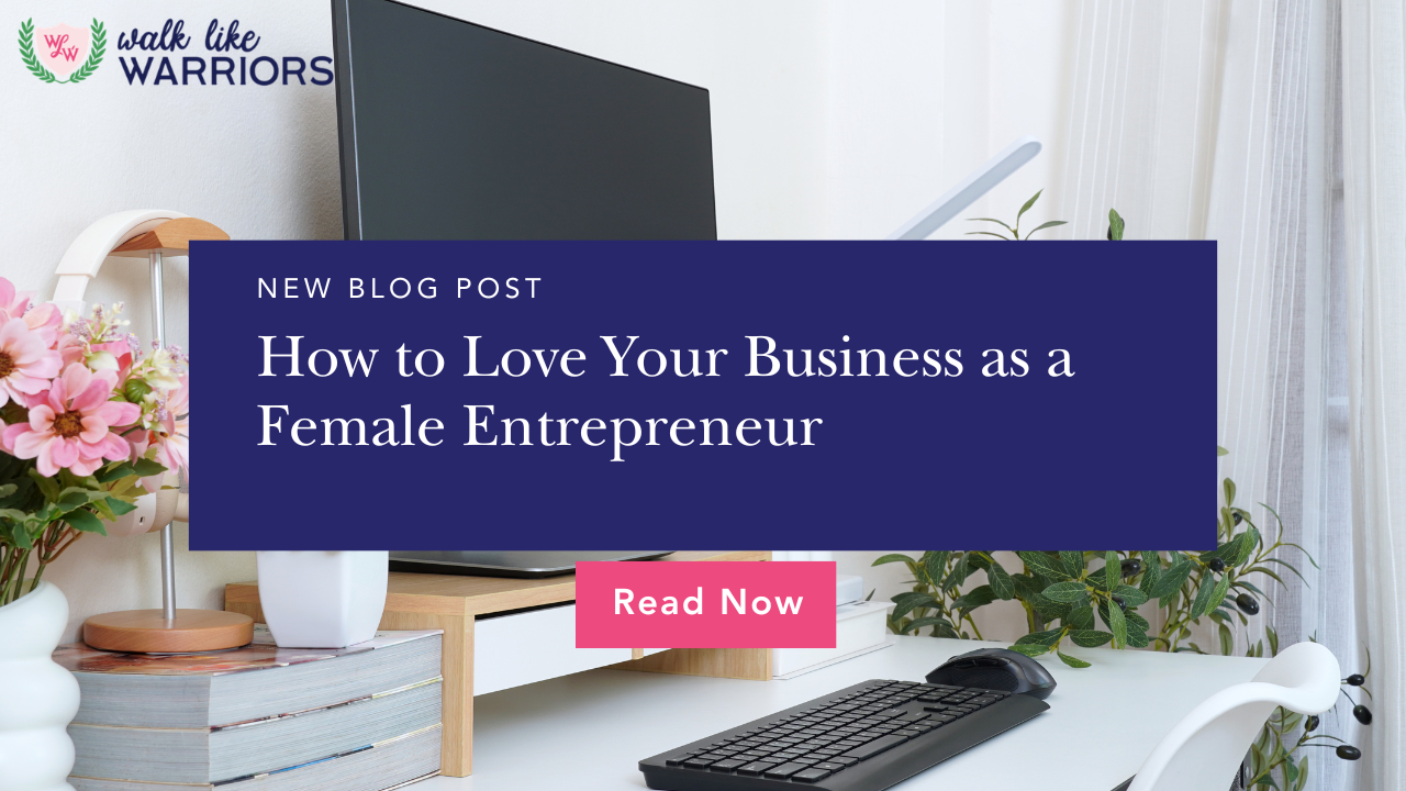 Female entrepreneur practicing self-care and working gently during a low-energy business day