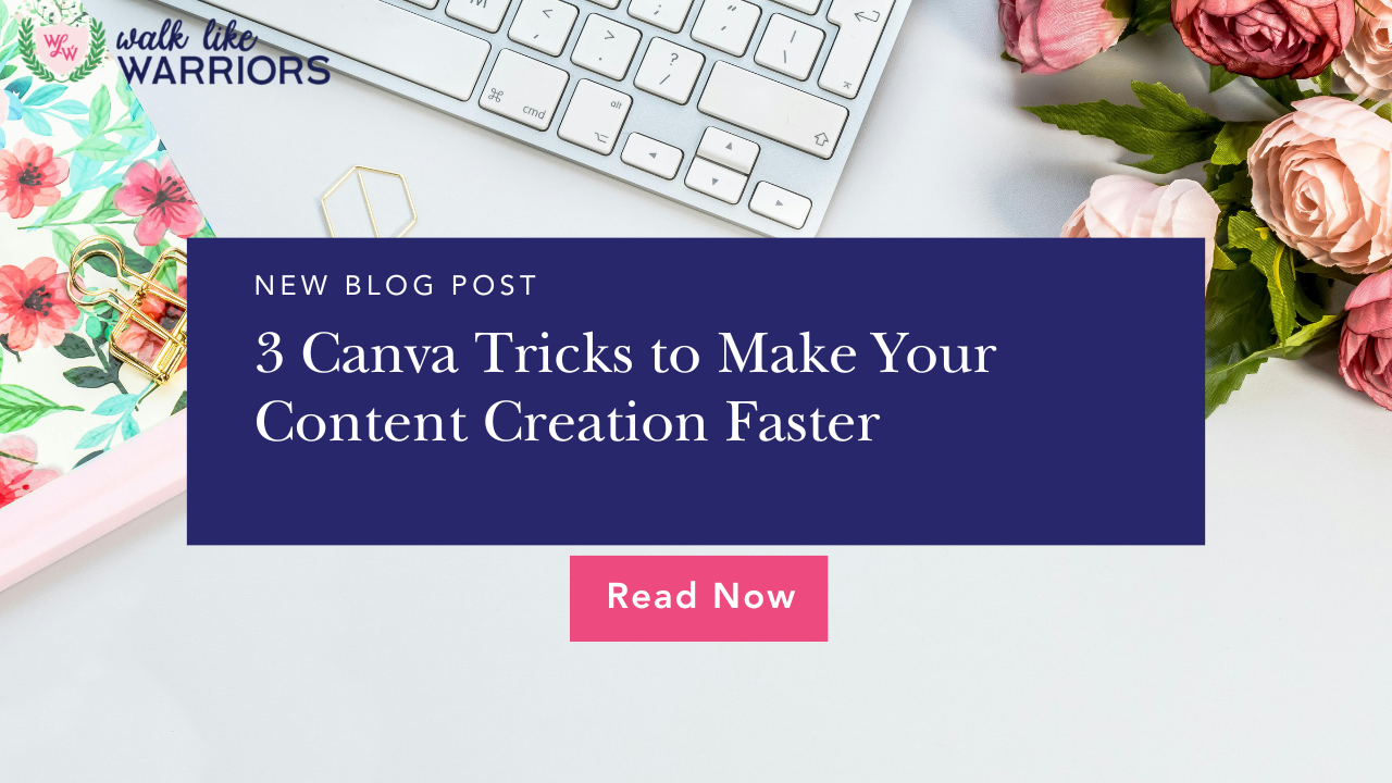Female entrepreneur using Canva to create branded social media graphics more efficiently
