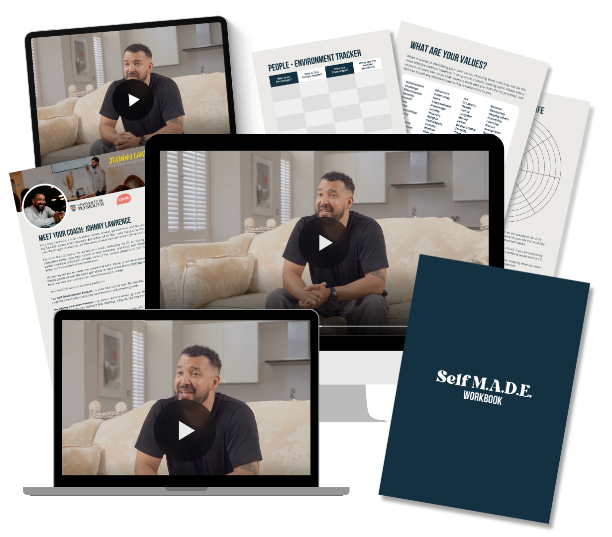 Self-M.A.D.E. Course on screen