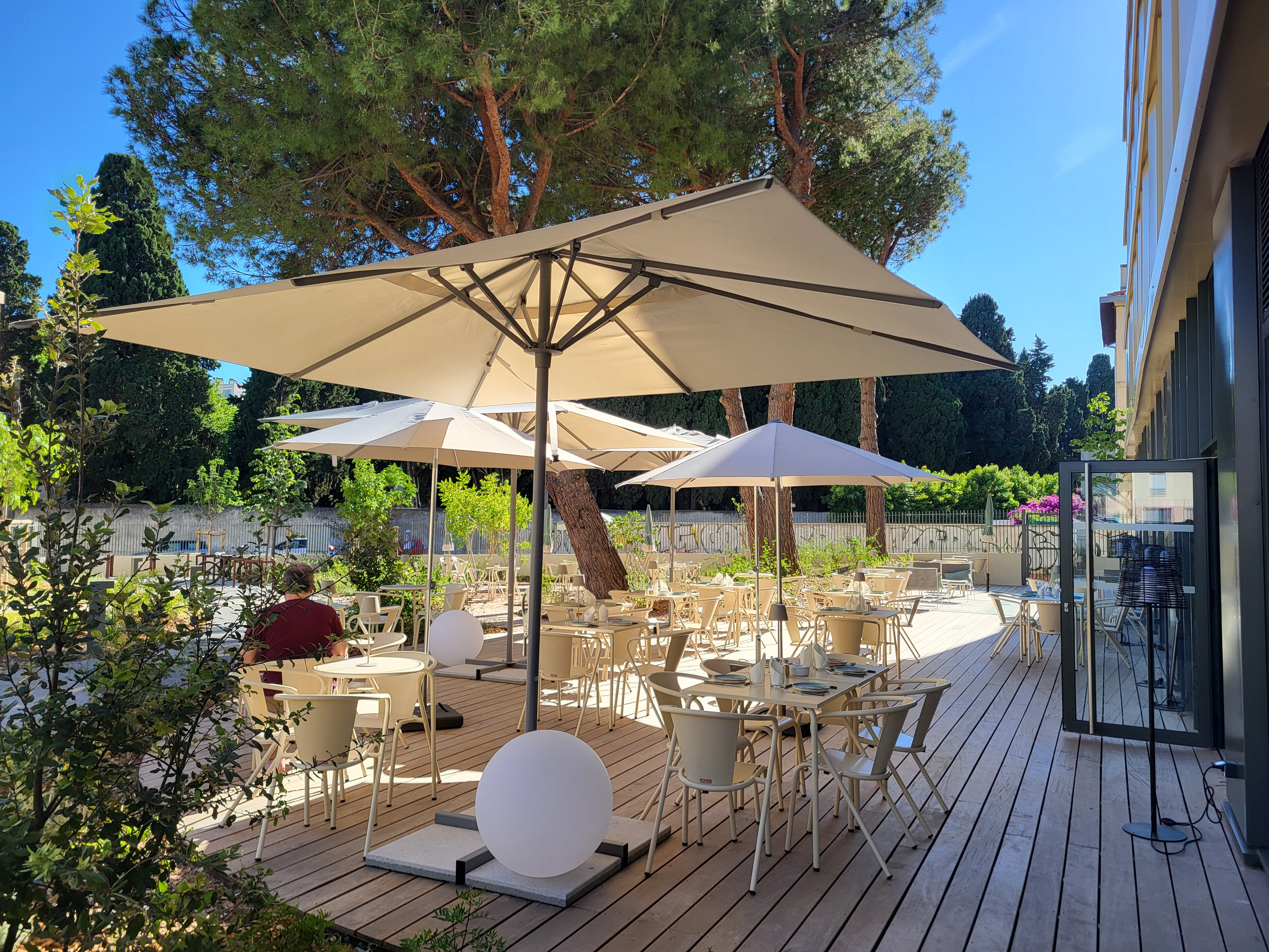 La terrasse du restaurant
