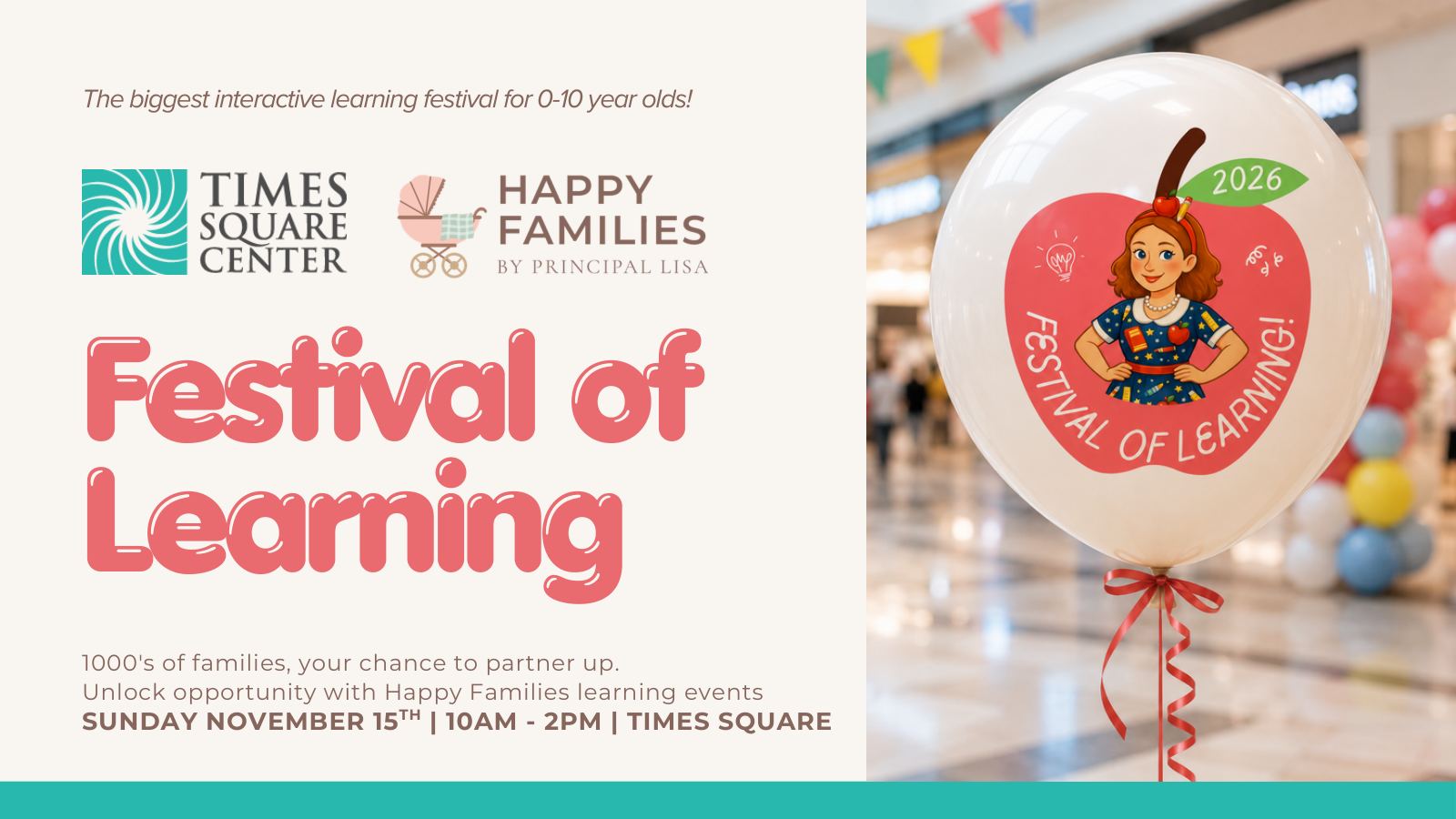 Cover of Festival of Learning: Vendor Brochure