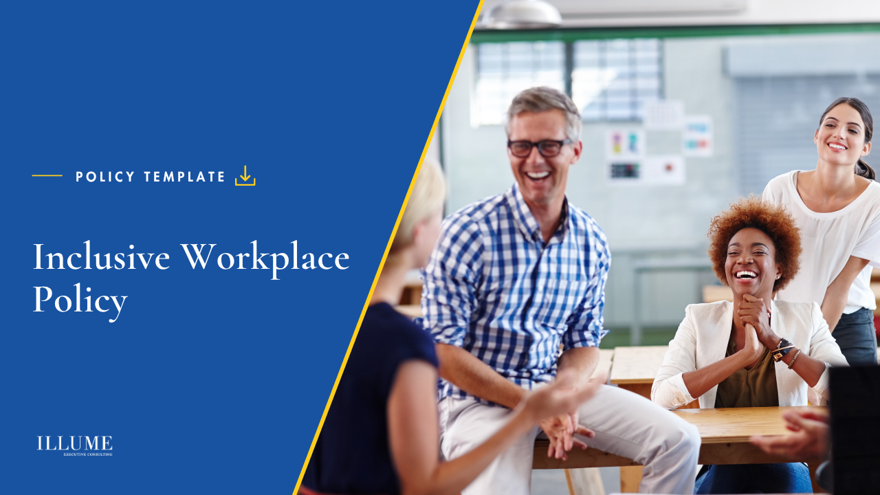 Inclusive Workplace Policy template cover
