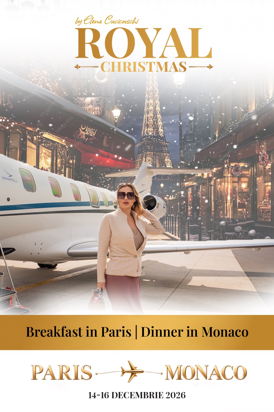 ROYAL CHRISTMAS by Elena Cucicovschi — Breakfast in Paris, Dinner in Monaco, 14–16 decembrie 2026