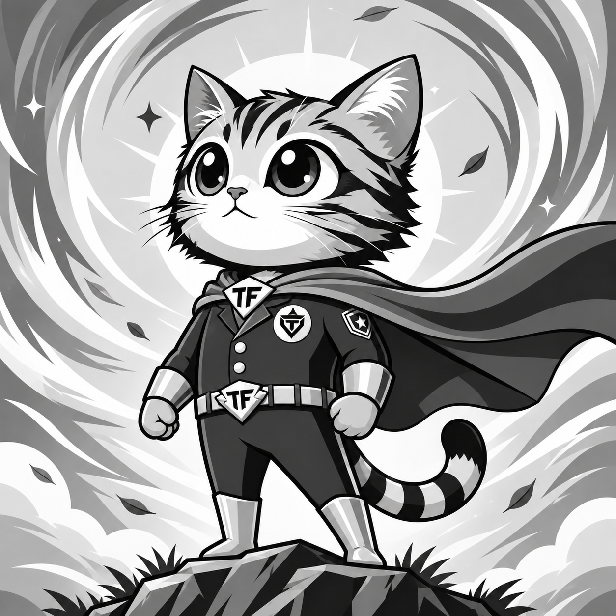 Cat Leading Other Cats