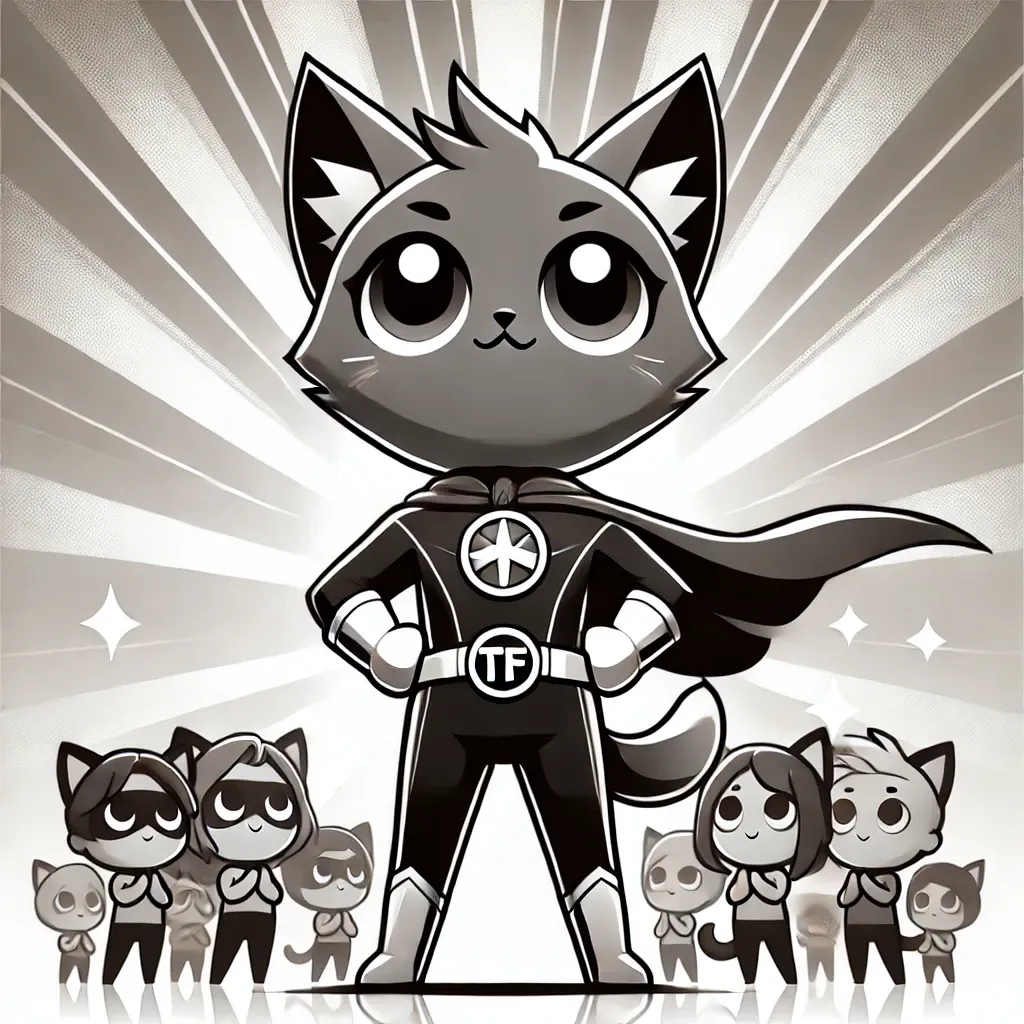 Cat Leading Other Cats