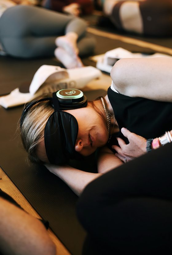 Conscious Expansion Breathwork with sound headsets and eye mask