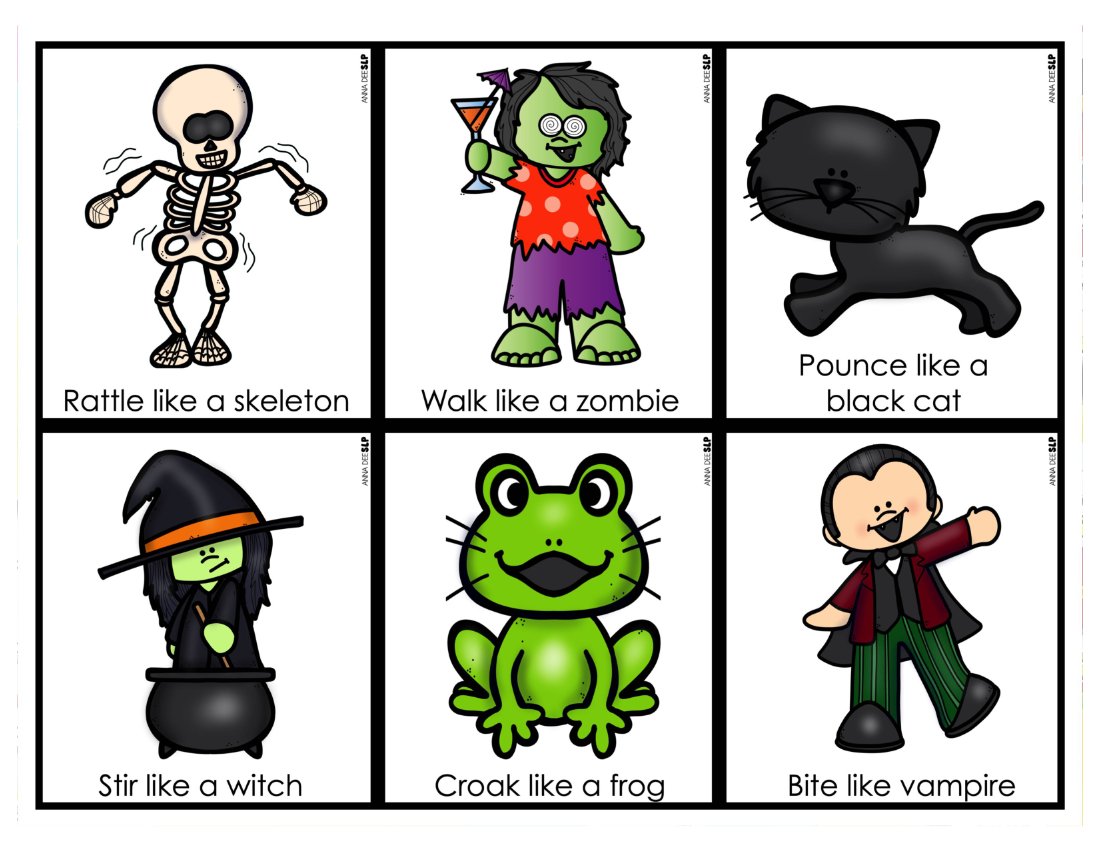 Pet movement cards for speech therapy preview page 8