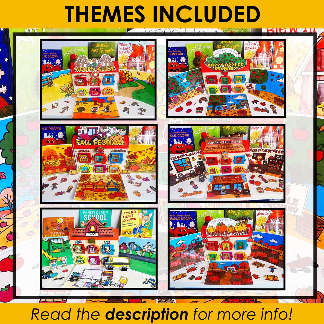 Fall Critter Clinic bundle speech therapy toy companions – image 3