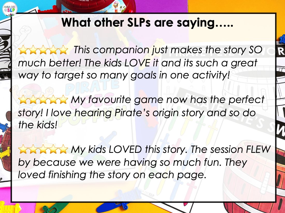 Pop Up Pirate Interactive Story for speech therapy preview page 5