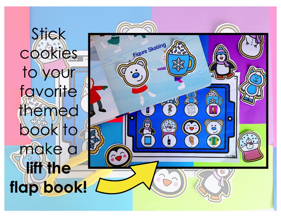 Winter say and play activity for speech therapy preview page 5