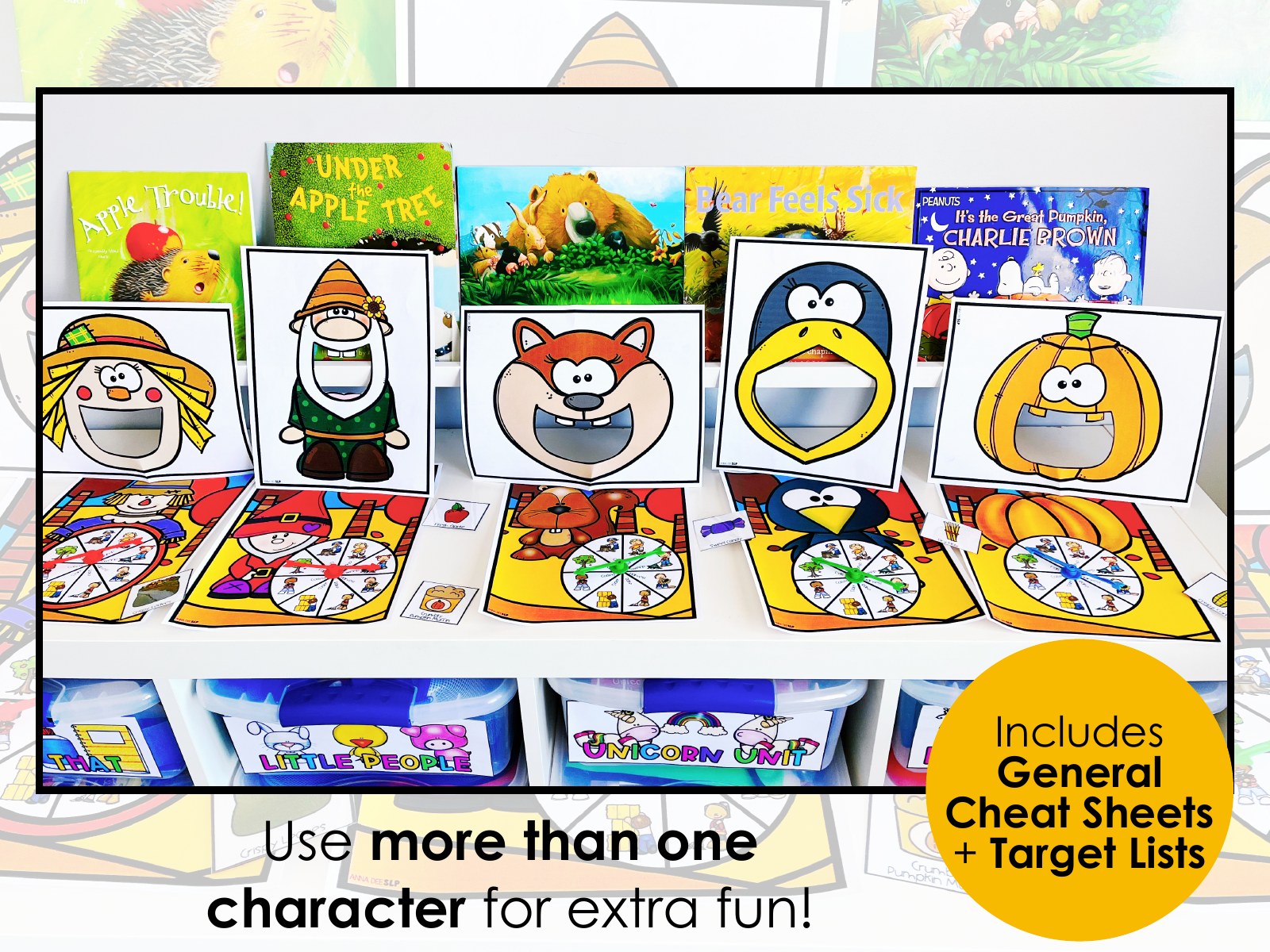 Fall Interactive Feeding Game for speech therapy preview page 4