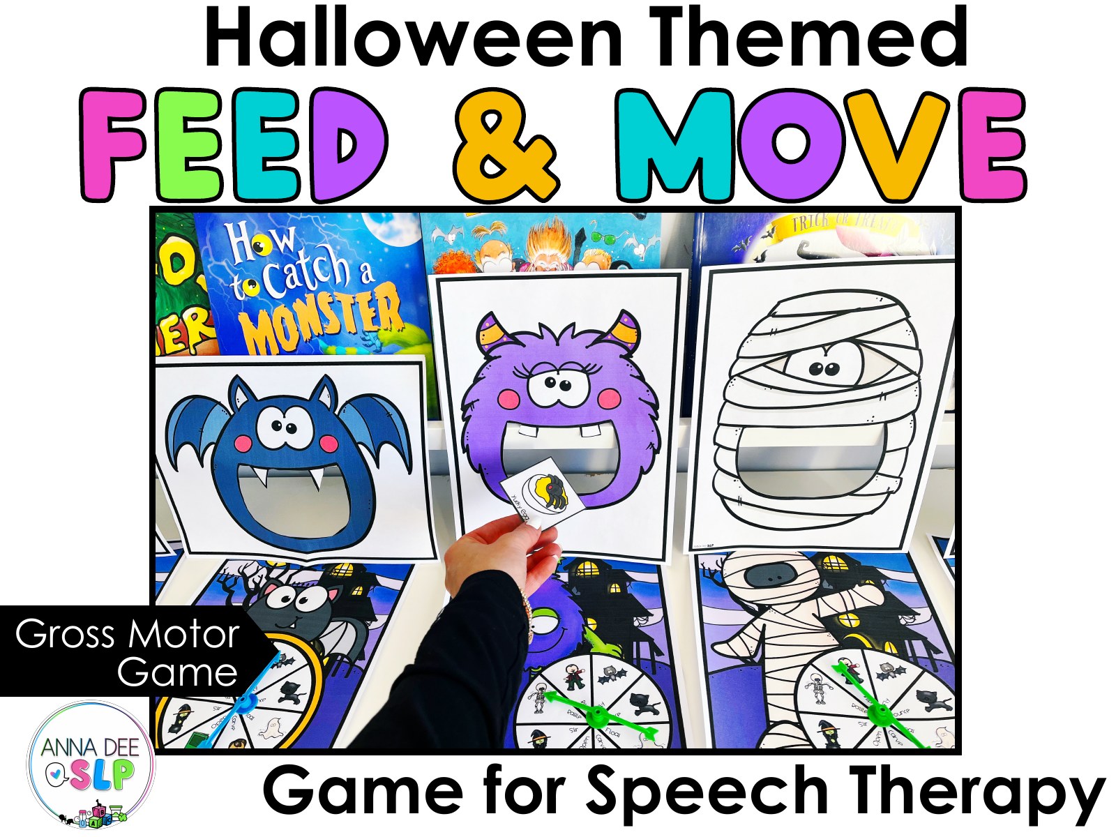 Halloween Interactive Feeding Game for speech therapy preview page 1