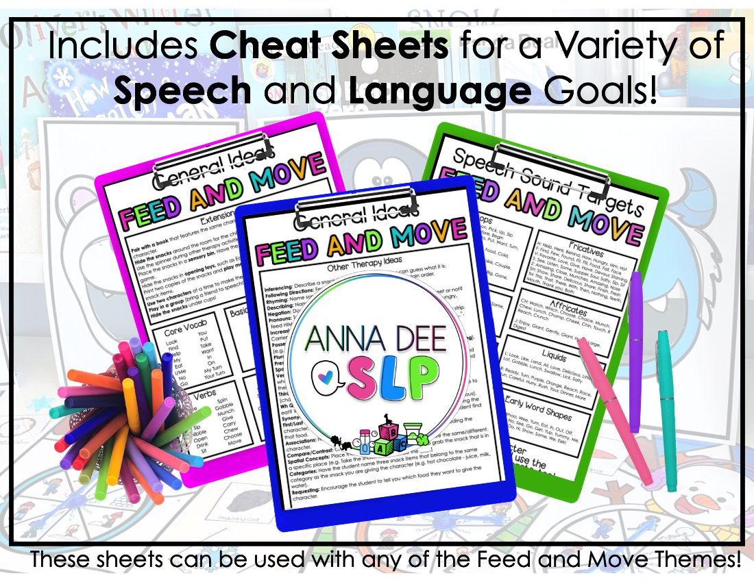 Winter Interactive Feeding Game for speech therapy preview page 6