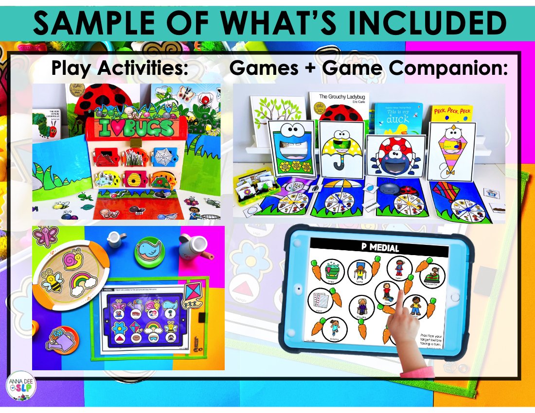 Spring Activities Bundle for speech therapy preview page 5