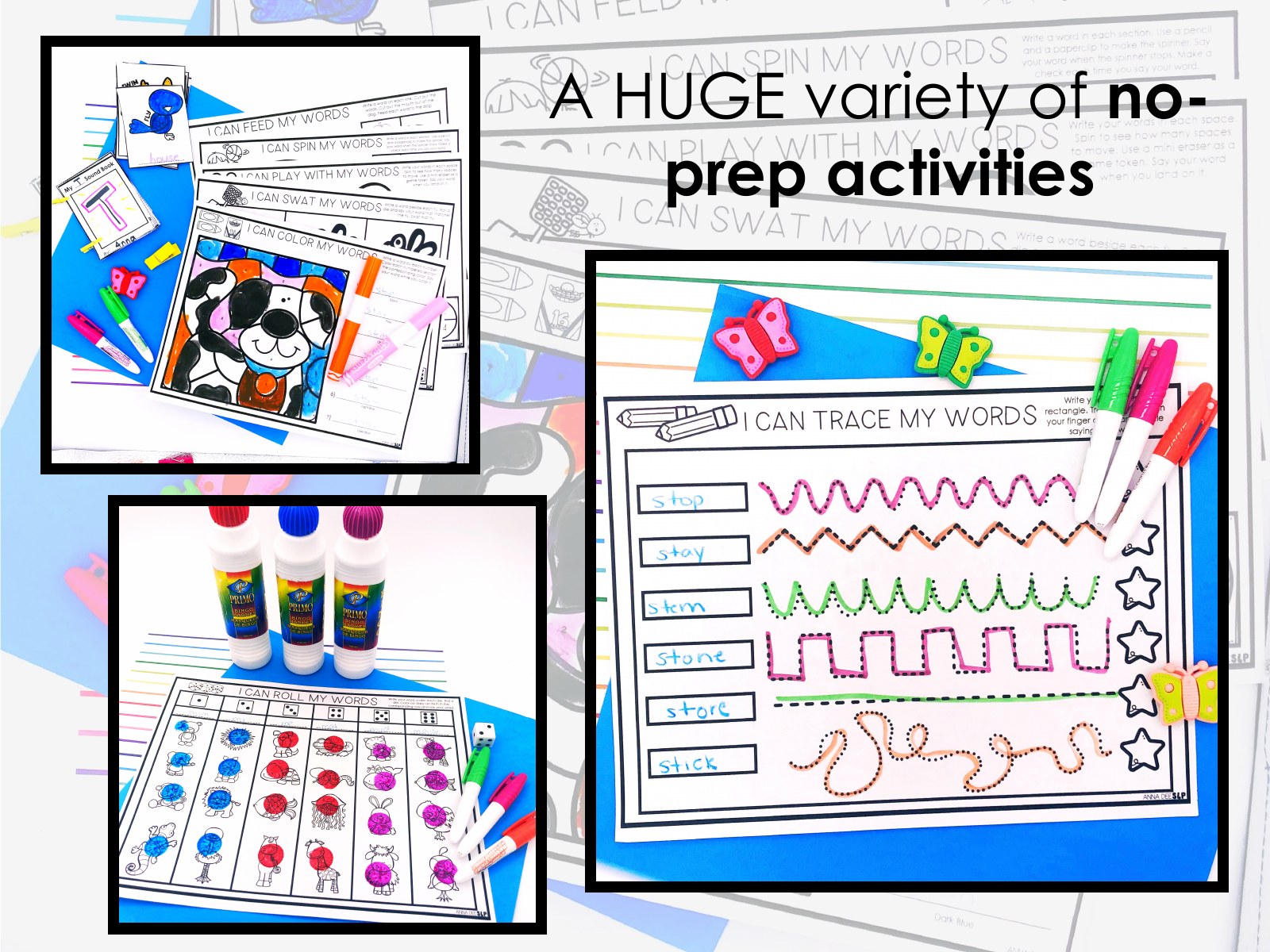 Articulation, Phonology and Apraxia Activity Binder for speech therapy preview page 3