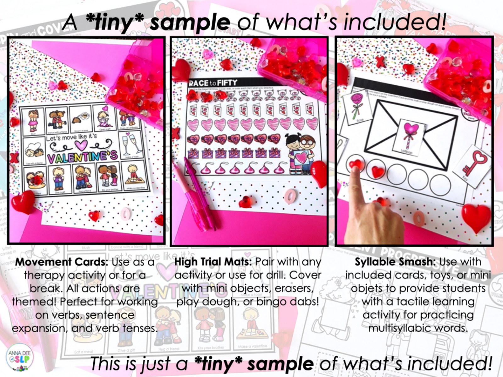 Valentine's Day Activities and Worksheets for speech therapy preview page 4