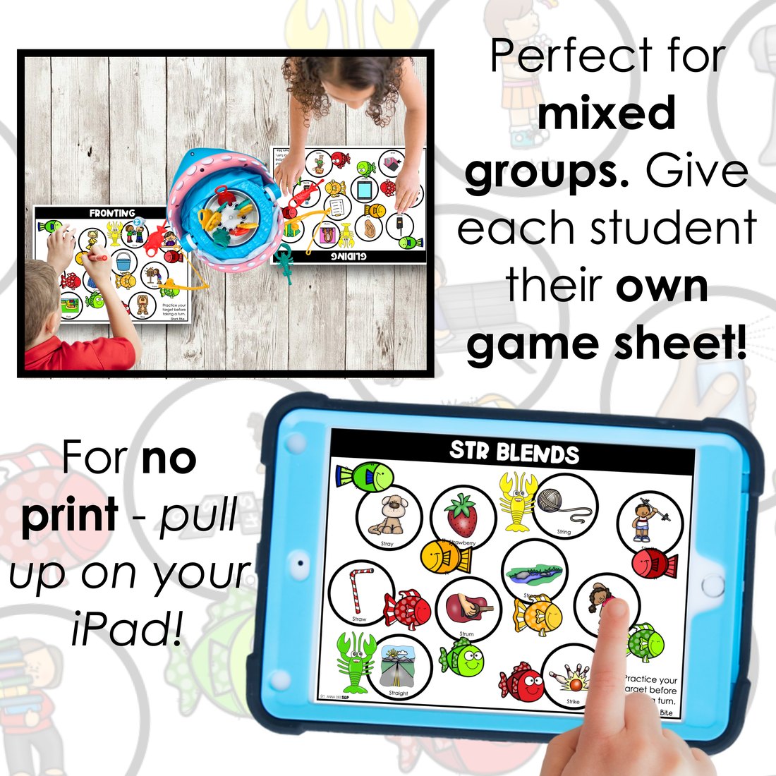 Shark Bite game companion for speech therapy – image 3